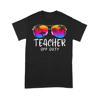 Teacher Off Duty Hello Summer Rainbow Sunglasses Teacher - Standard T-Shirt