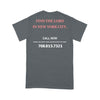 Find The Lord In New York City Call Now (On Back) - Standard T-Shirt