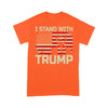 I Stand With Trump American Flag - Standard T-Shirt